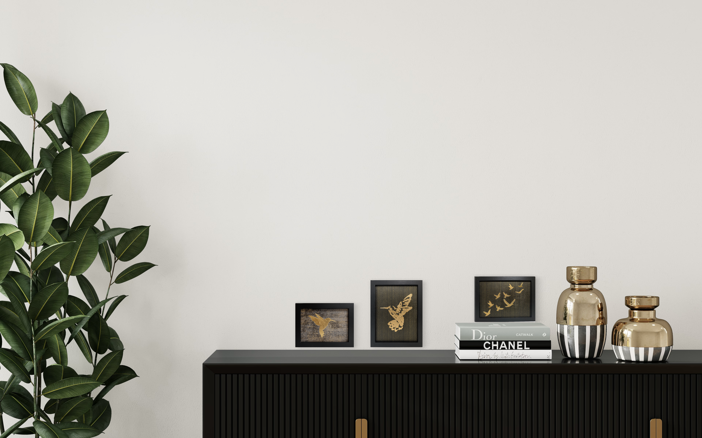 Wall Art - Golden Flock