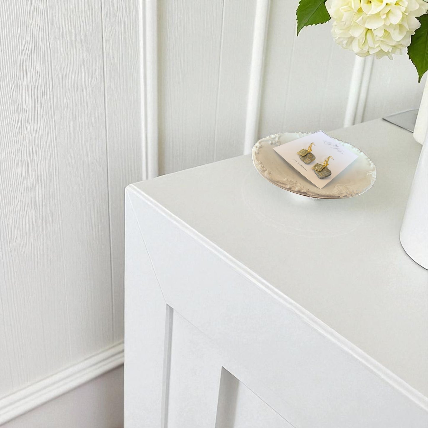 Décoration - Assiette dorée