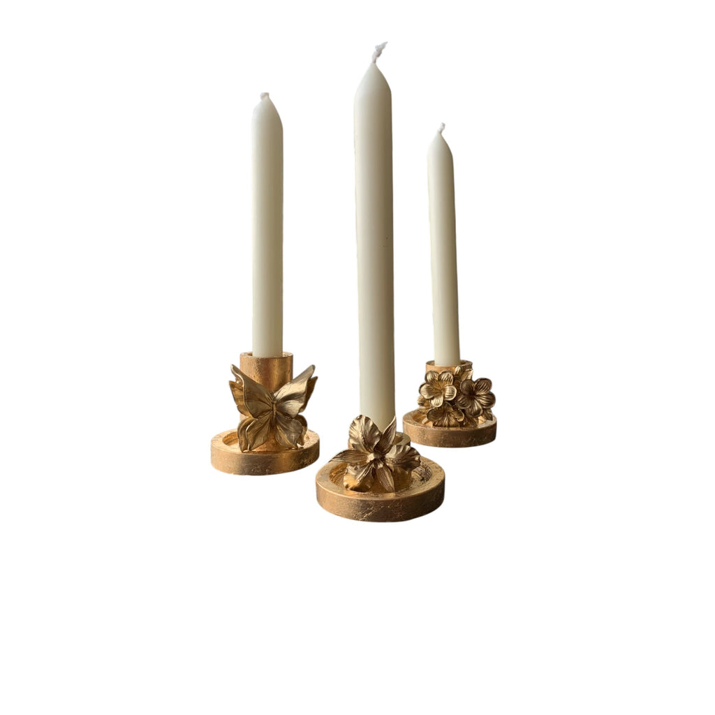 Décor - Ensemble de porte-bougies Adorn - Or