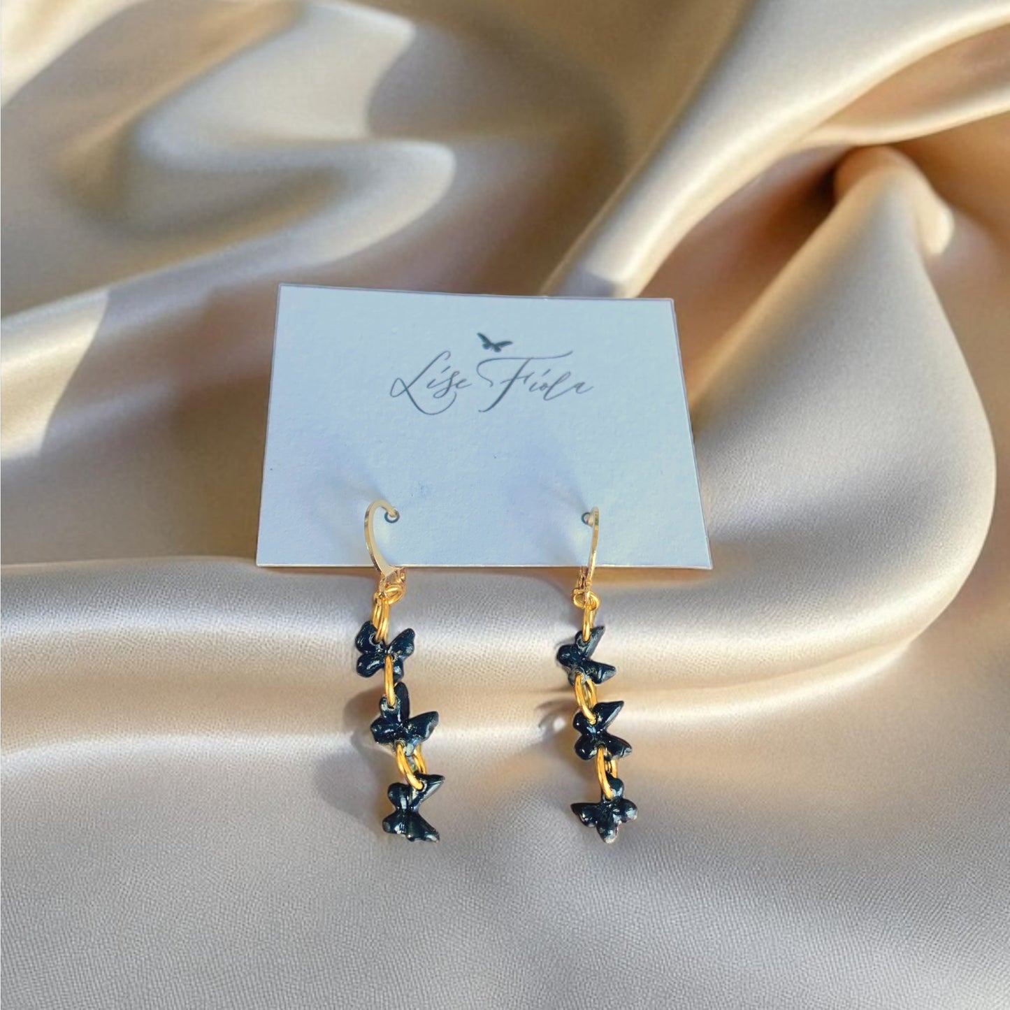 Boucles d'oreilles - Petits papillons