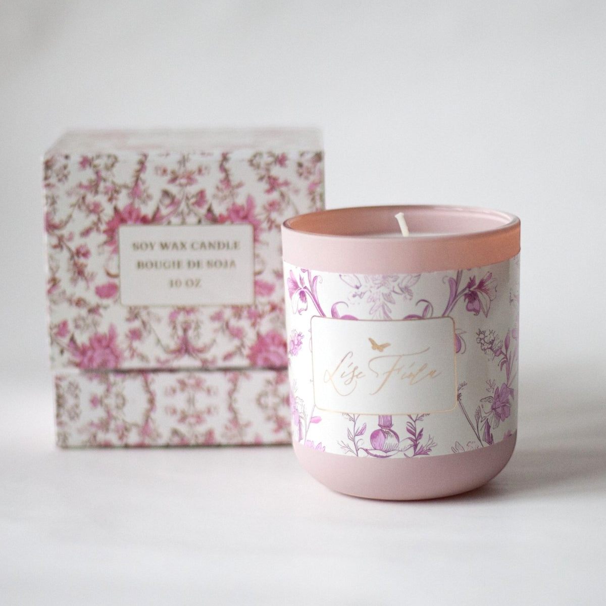 Candle - Red Berry Citrus Soy Wax Candle - 10 oz