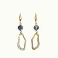 Earrings - Organic Marble