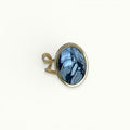 Ring - Oval Dark Marble