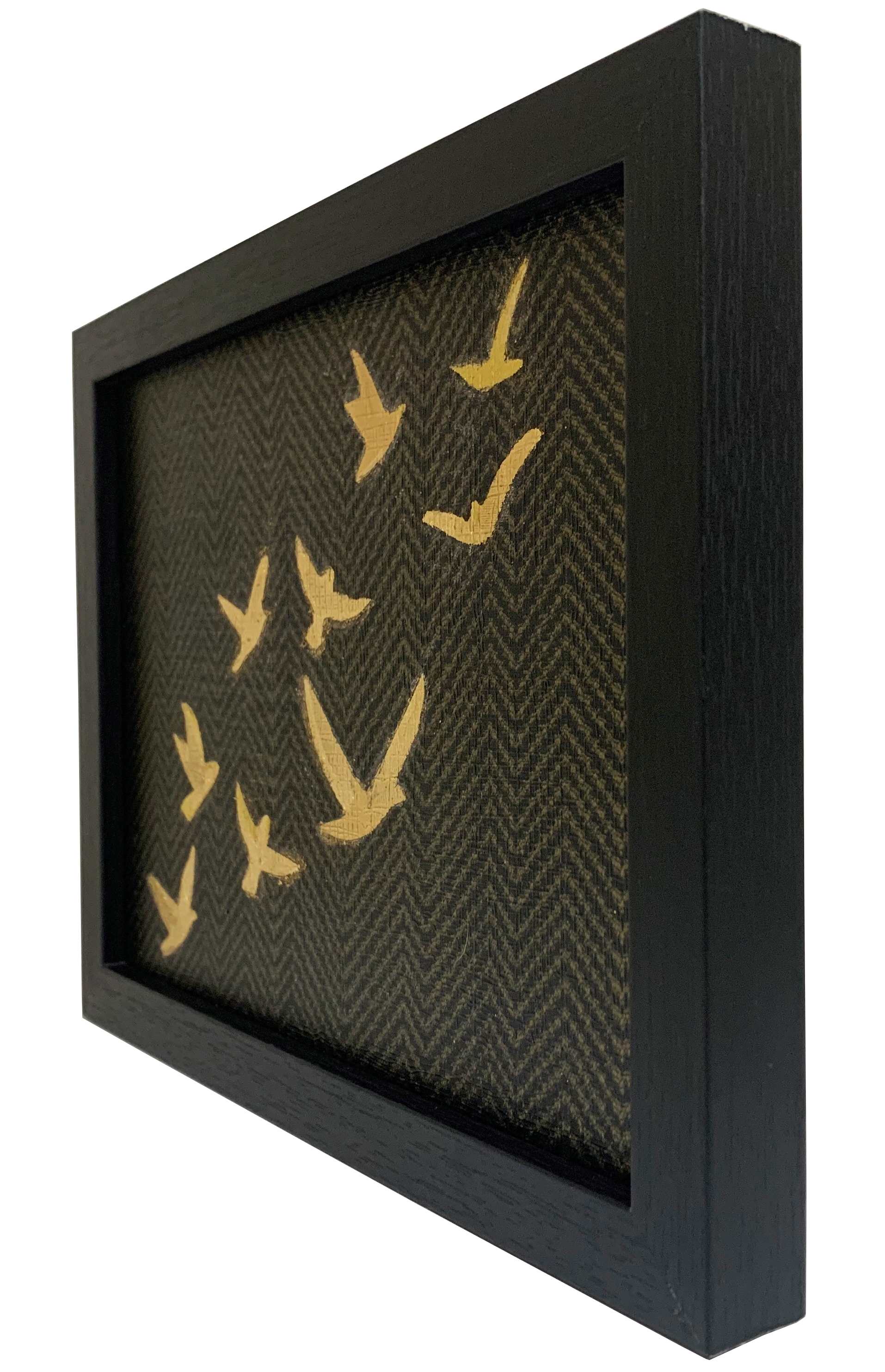 Art mural - Golden Flock