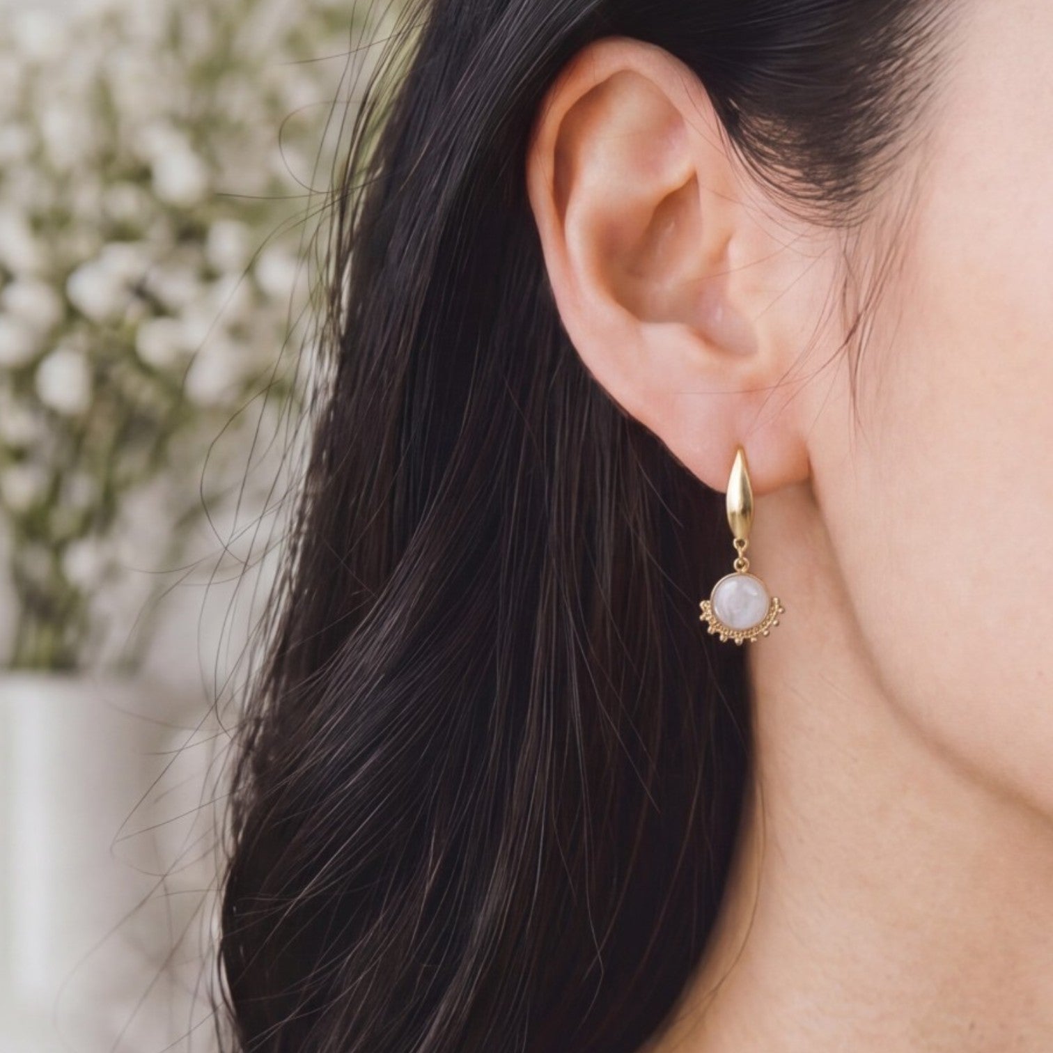Boucles d'oreilles - Marbre Forever Light