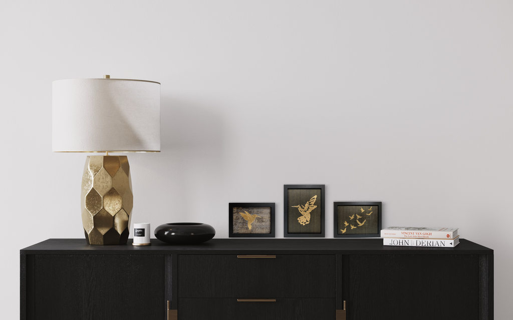 Art mural - Golden Flock