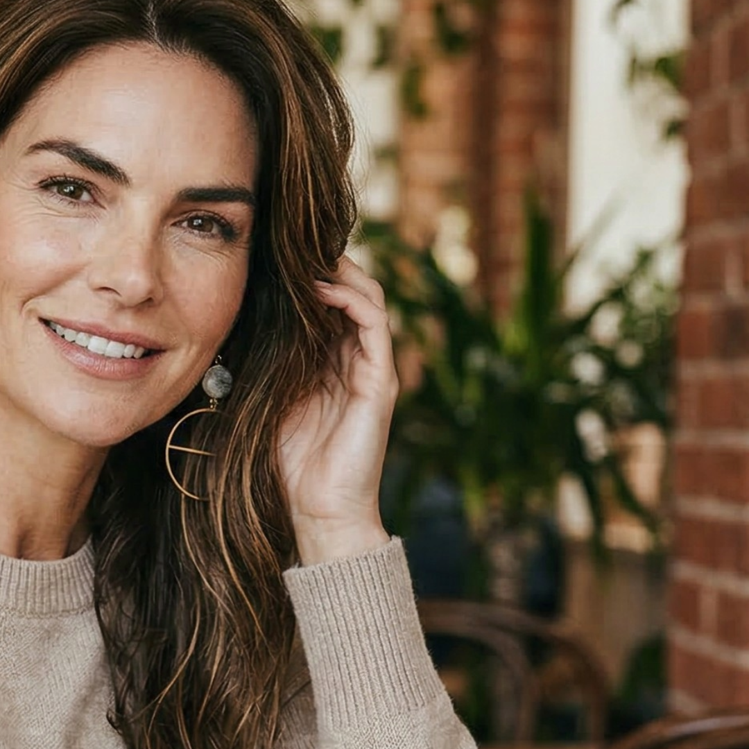 Boucles d'oreilles - Luna en marbre délicat