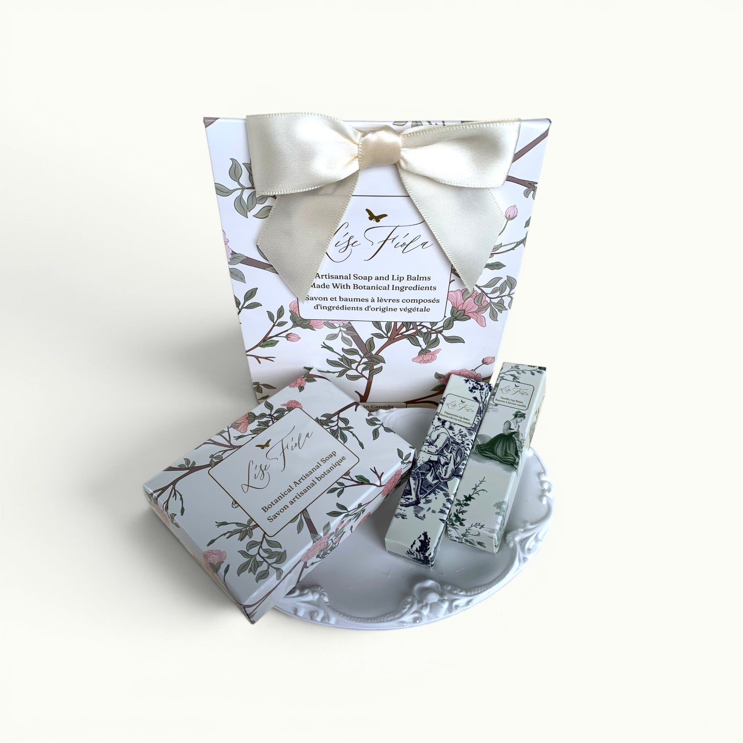 Body Care Gift Set - Botanical Soap and Lip Balms