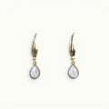 Earrings - Dot Drop Light Marble