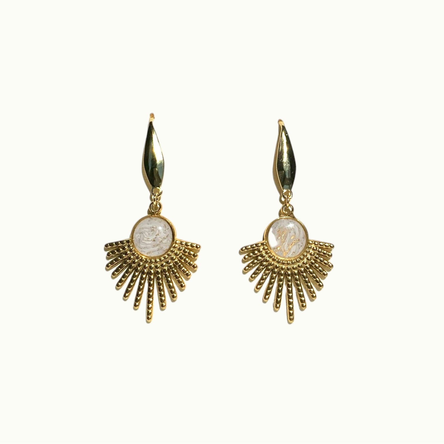 Boucles d'oreilles - Marbre Forever Light