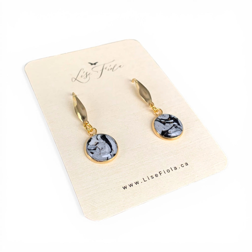 Boucles d'oreilles - Marbre Forever Light