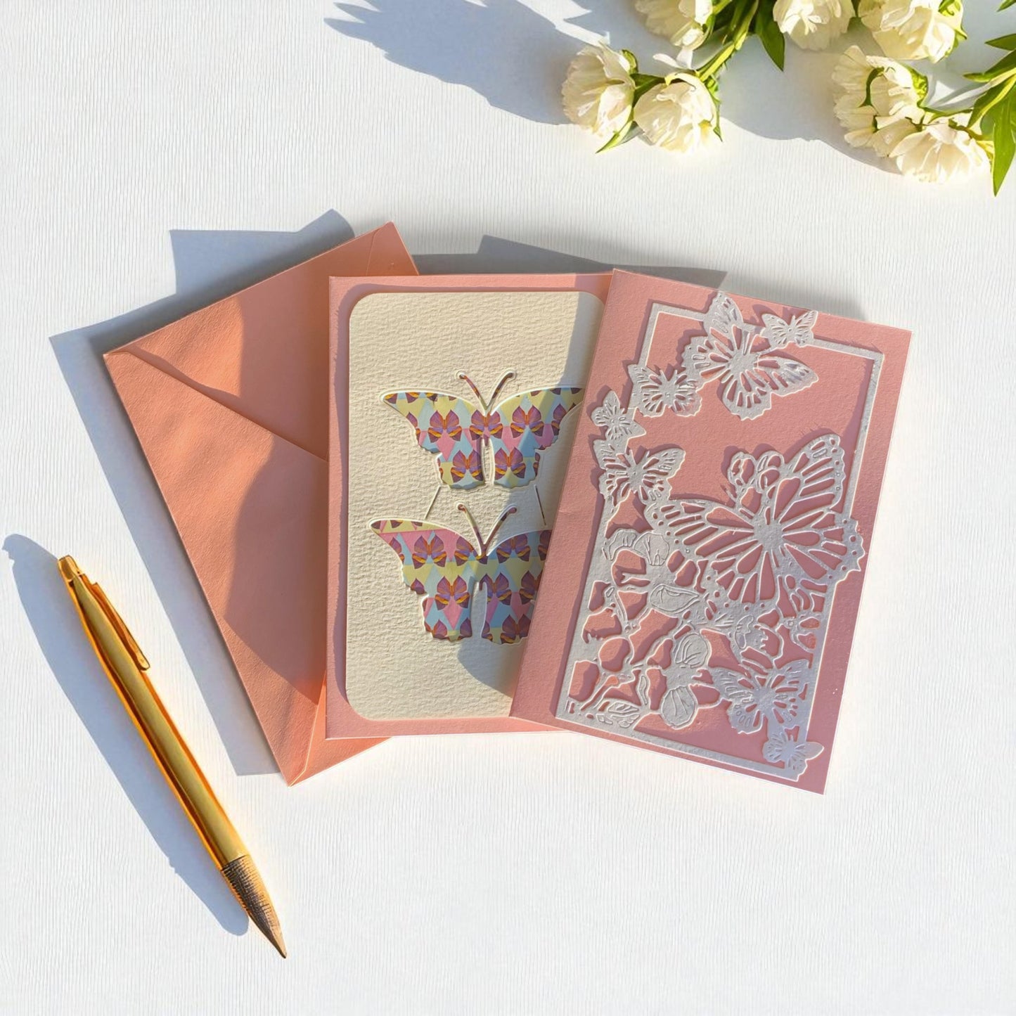 Greeting Card - Butterflies in Flight