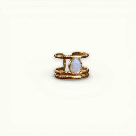 Ring - Triple Light Marble