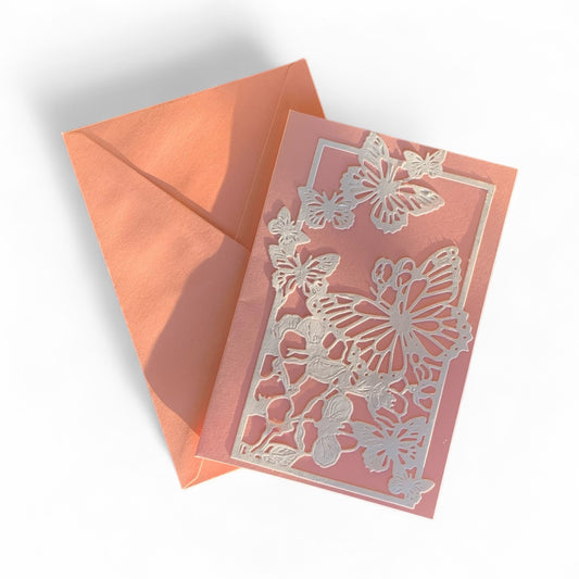 Greeting Card - Butterflies in Flight