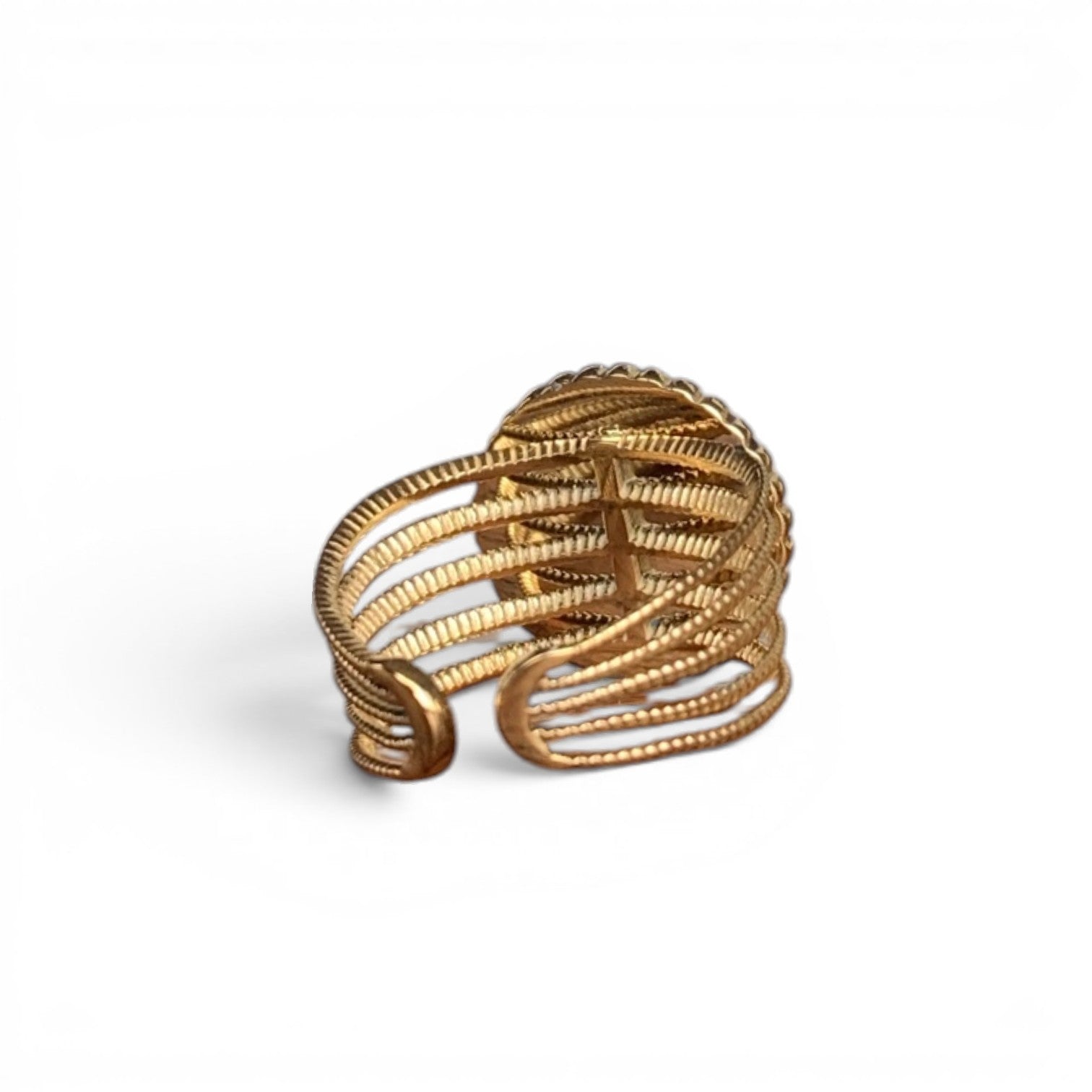 Ring - Round Rose