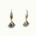Earrings - Wink Dark Marble