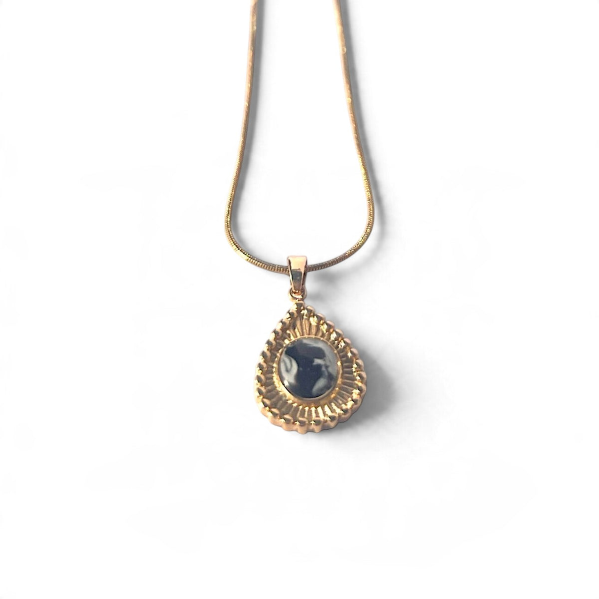 Necklace - Sun Ray Drop (dark)