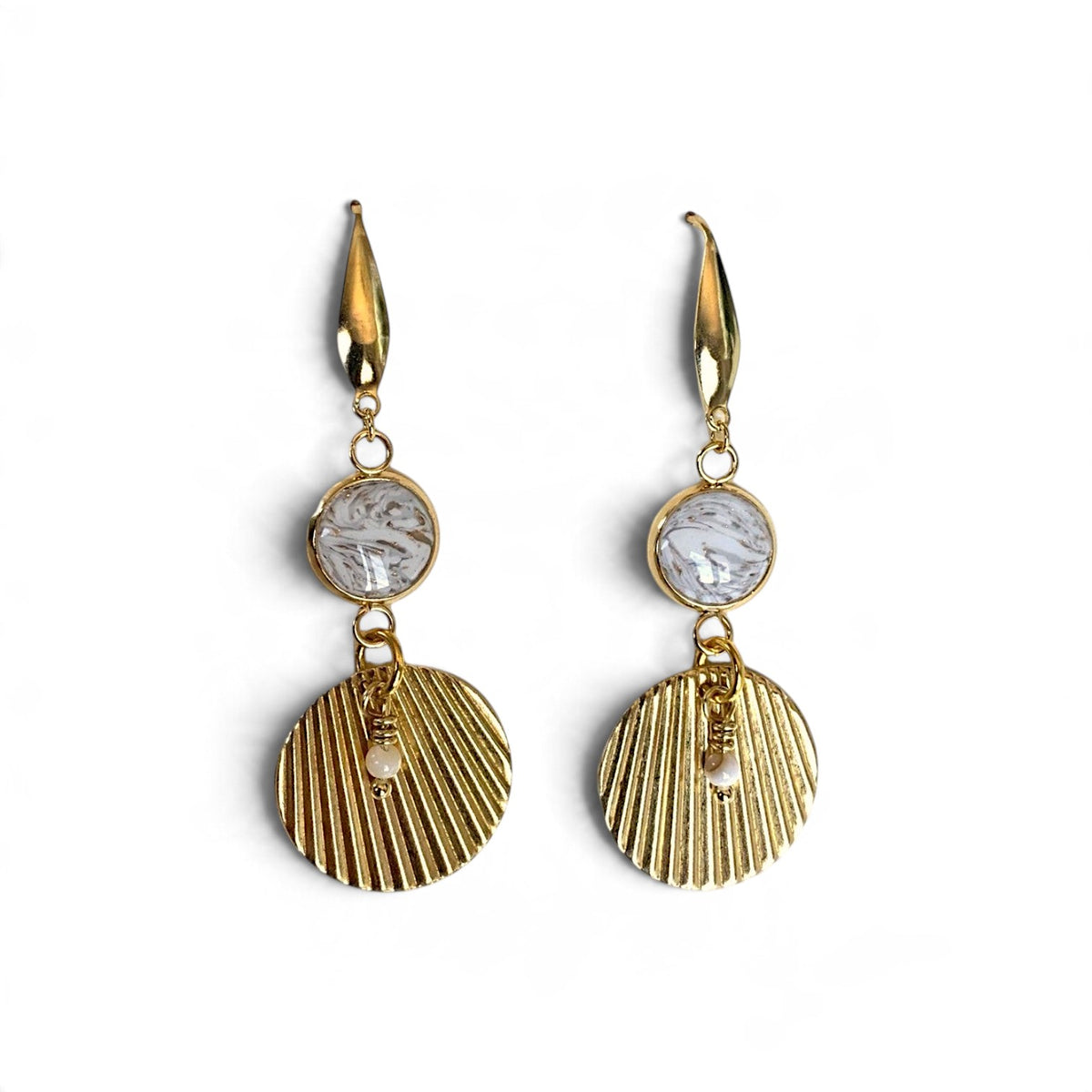 Earrings - Deco (light)