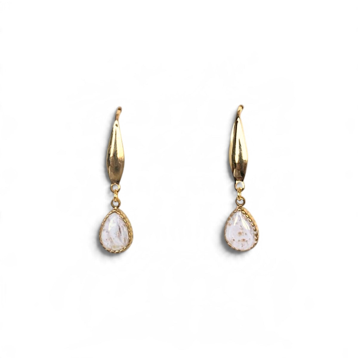Earrings - Dot Drop (light)