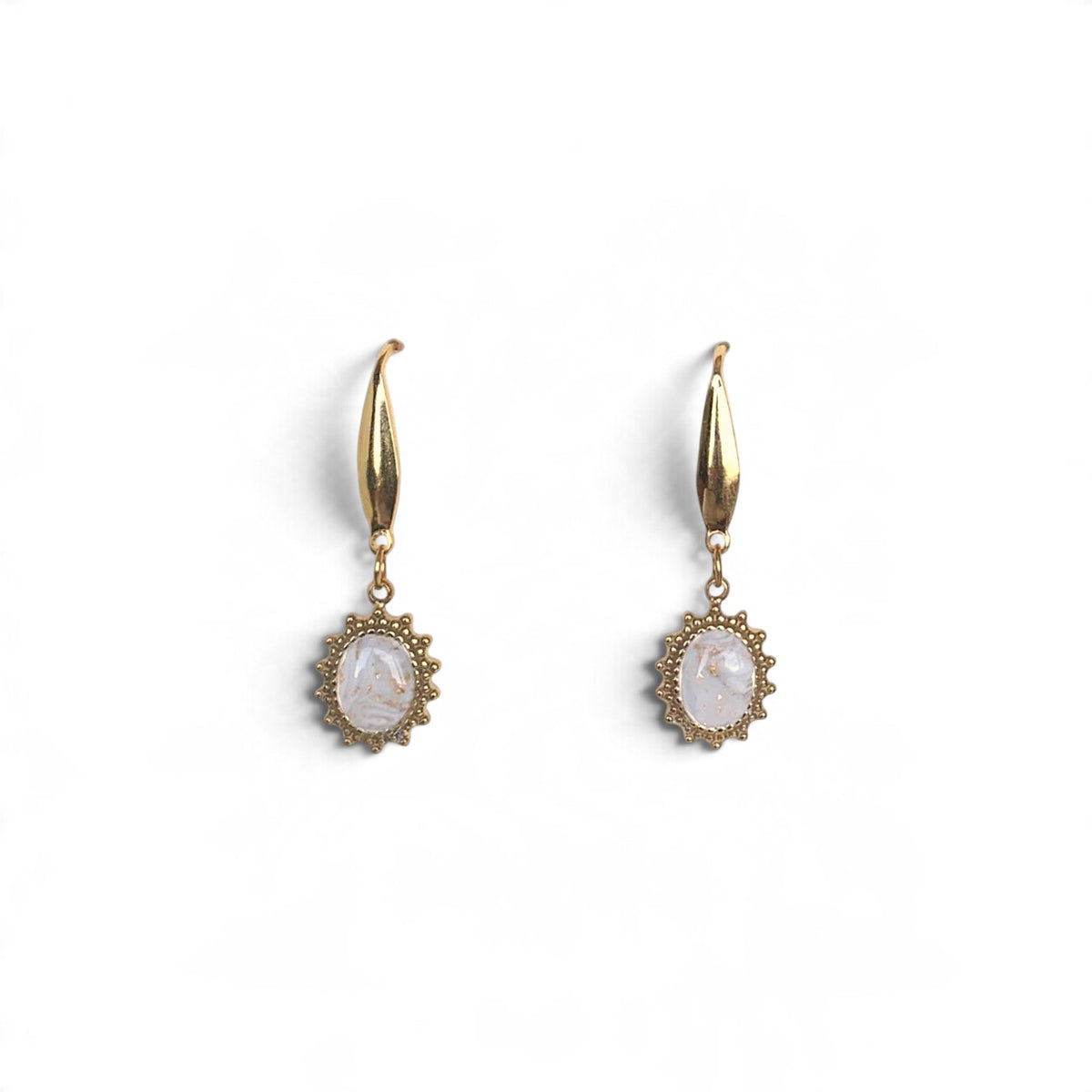 Earrings - Sunshine Oval (light)