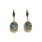 Boucles d'oreilles - Marbre organique