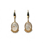 Earrings - Oval Drop (light)