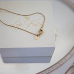 Necklace - White Rose Bezel