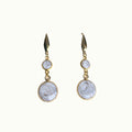 Earrings - Double Light Marble