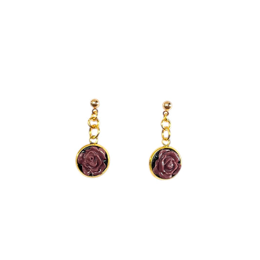 Earrings - Nested Rose