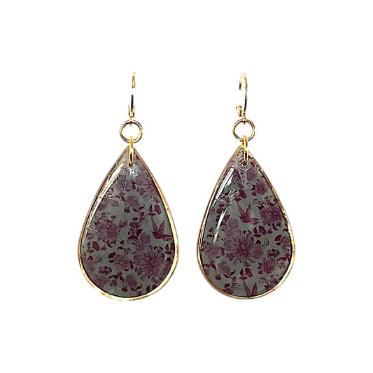 Earrings - Chinoiserie Drop