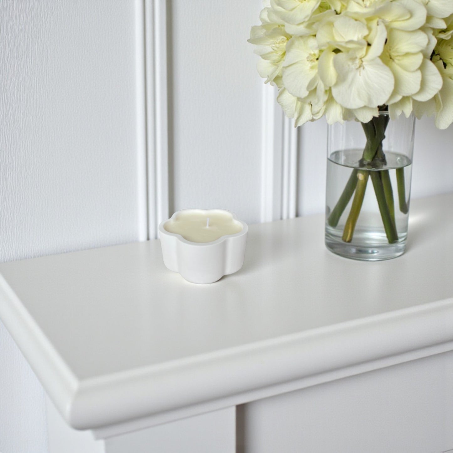 Candle - White Flower Candle